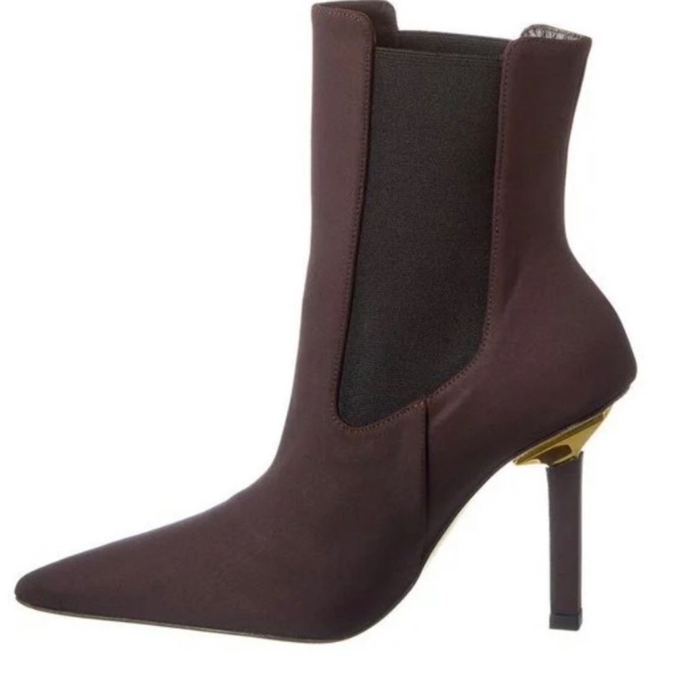 GOOD AMERICAN HIGH KICKSTAND NEOPRENE CHOCOLATE BROWN BOOTIE Sz 8 dustbag NIB